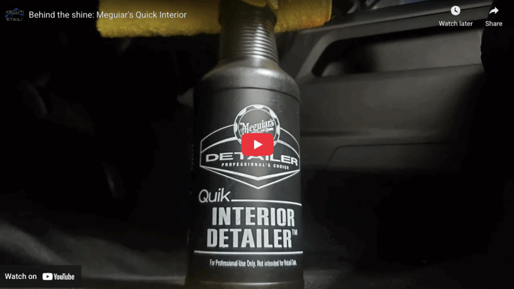 Bottle of Meguiar's Quick Interior